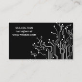 Geometrische vormen | Microchiptechnologie Visitekaartje (Achterkant)