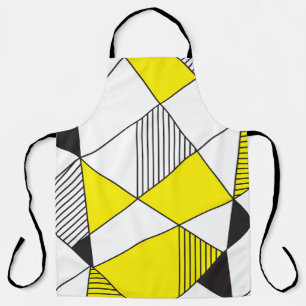 Geometrische vormen: Minimalistisch naadloos patro Schort