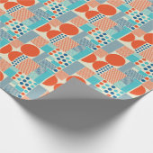 Geometrische vormen, modern kunstpatroon. cadeaupapier (Hoek)