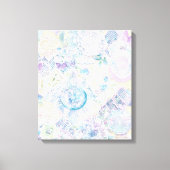 Geometrische vormen Moderne Kleurrijke Verpakte Ku Canvas Afdruk (Voorkant)