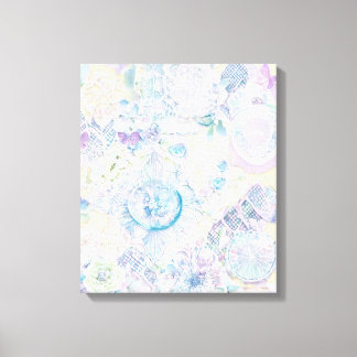 Geometrische vormen Moderne Kleurrijke Verpakte Ku Canvas Afdruk