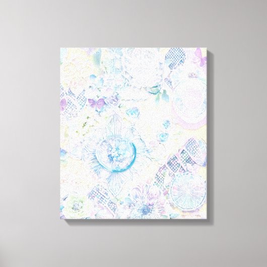 Geometrische vormen Moderne Kleurrijke Verpakte Ku Canvas Afdruk (Voorkant)