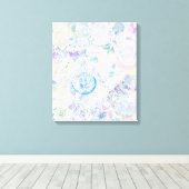 Geometrische vormen Moderne Kleurrijke Verpakte Ku Canvas Afdruk (Insitu (Houten vloer))