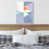 Geometrische vormen Moderne Kleurrijke Verpakte Ku Canvas Afdruk (Insitu (Slaapkamer))