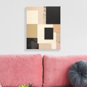 Geometrische vormen Moderne Kleurrijke Verpakte Ku Canvas Afdruk (Insitu (Woonkamer))