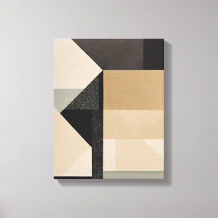 Geometrische vormen Moderne Kleurrijke Verpakte Ku Canvas Afdruk