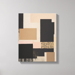 Geometrische vormen Moderne Kleurrijke Verpakte Ku Canvas Afdruk