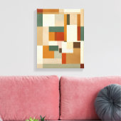 Geometrische vormen Moderne Kleurrijke Verpakte Ku Canvas Afdruk (Insitu (Woonkamer))