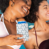 Geometrische vormen naadloos patroon blikjeskoeler