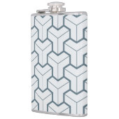 Geometrische vormen naadloos patroon heupfles (Links)