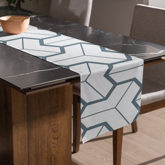 Geometrische vormen naadloos patroon lange tafelloper