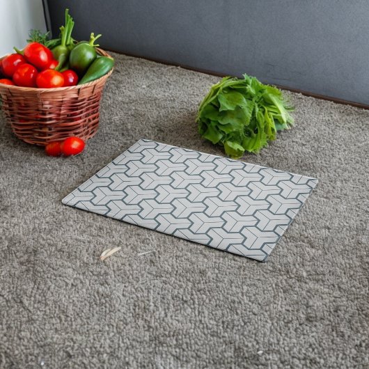 Geometrische vormen naadloos patroon snijplank