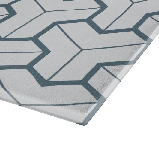 Geometrische vormen naadloos patroon snijplank (Hoek)