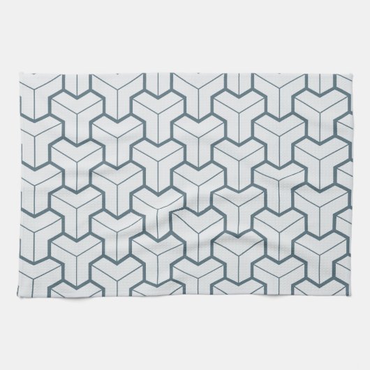 Geometrische vormen naadloos patroon theedoek (Horizontaal)