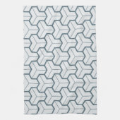 Geometrische vormen naadloos patroon theedoek (Verticaal)