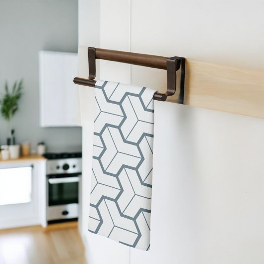 Geometrische vormen naadloos patroon theedoek