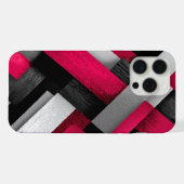 Geometrische vormen ontwerp iPhone hoesje (Achterkant horizontaal)