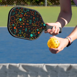 Geometrische vormen pickleball paddle