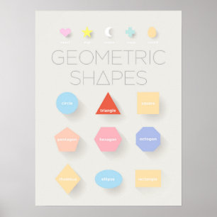 Geometrische vormen poster