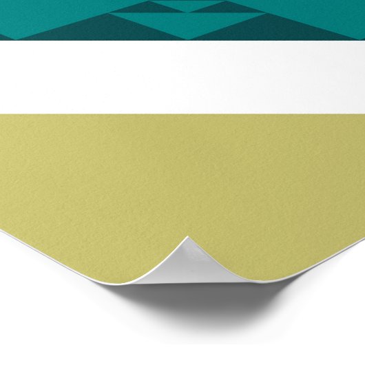 Geometrische vormen Poster (Hoek)