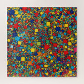 Geometrische vormen Puzzel (Horizontaal)