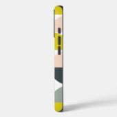  geometrische vormen Roze geel, gepersonaliseerd Case-Mate iPhone Case (Achterkant / Links)