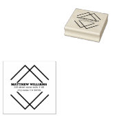 Geometrische Vormen Rubberstempel (Gestempeld)