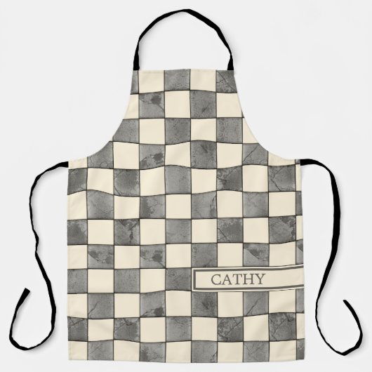 Geometrische vormen schort (Voorkant)