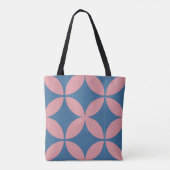 Geometrische vormen tote bag (Achterkant)