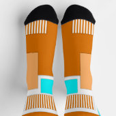 Geometrische vormen uit papier geknipt sokken (Top)