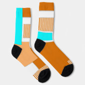 Geometrische vormen uit papier geknipt sokken (Rechts)