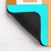 Geometrische vormen uit papier gesneden muismat (Hoek)