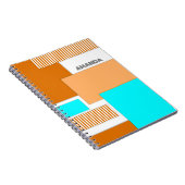 Geometrische vormen uit papier gesneden notitieboek (Rechterzijde)