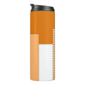 Geometrische vormen uit papier gesneden thermosbeker (Geroteerd rechts)