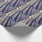 Geometrische vormen van goud cadeaupapier (Hoek)