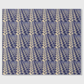 Geometrische vormen van goud cadeaupapier (Vlak)