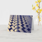 Geometrische vormen van goud kaart (Gele Bloem)