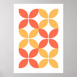 geometrische vormen van het Bauhaus Poster