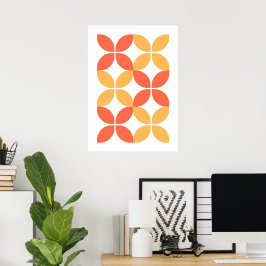 geometrische vormen van het Bauhaus Poster