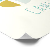 Geometrische vormen van moderne aardmeetapparaten  poster (Hoek)