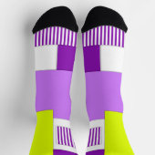 Geometrische vormen van veelkleurig papier sokken (Top)