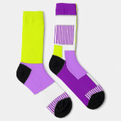 Geometrische vormen van veelkleurig papier sokken (Rechts)