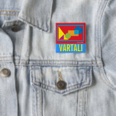 Geometrische vormen Vartali Square Button (In situ)