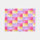 Geometrische vormen verloop fleece deken (Voorkant (Horizontaal))