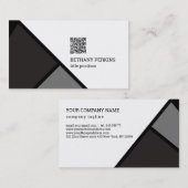 Geometrische vormen visitekaartje (Voorkant / Achterkant)