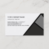 Geometrische vormen visitekaartje (Achterkant)