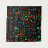 Geometrische vormen wandkleed (Voorkant)