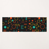 Geometrische vormen yogamat (Voorkant (horizontaal))