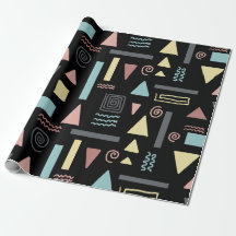 Geometrische vormen zwart patroon