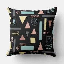 Geometrische vormen zwart patroon